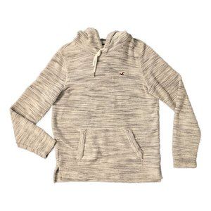 Hollister White Knitted Hoodie